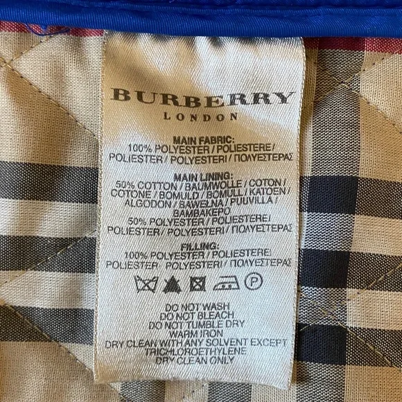 Burberry outdoor jacket with front pockets and snaps , size XL - Picture 4 of 7